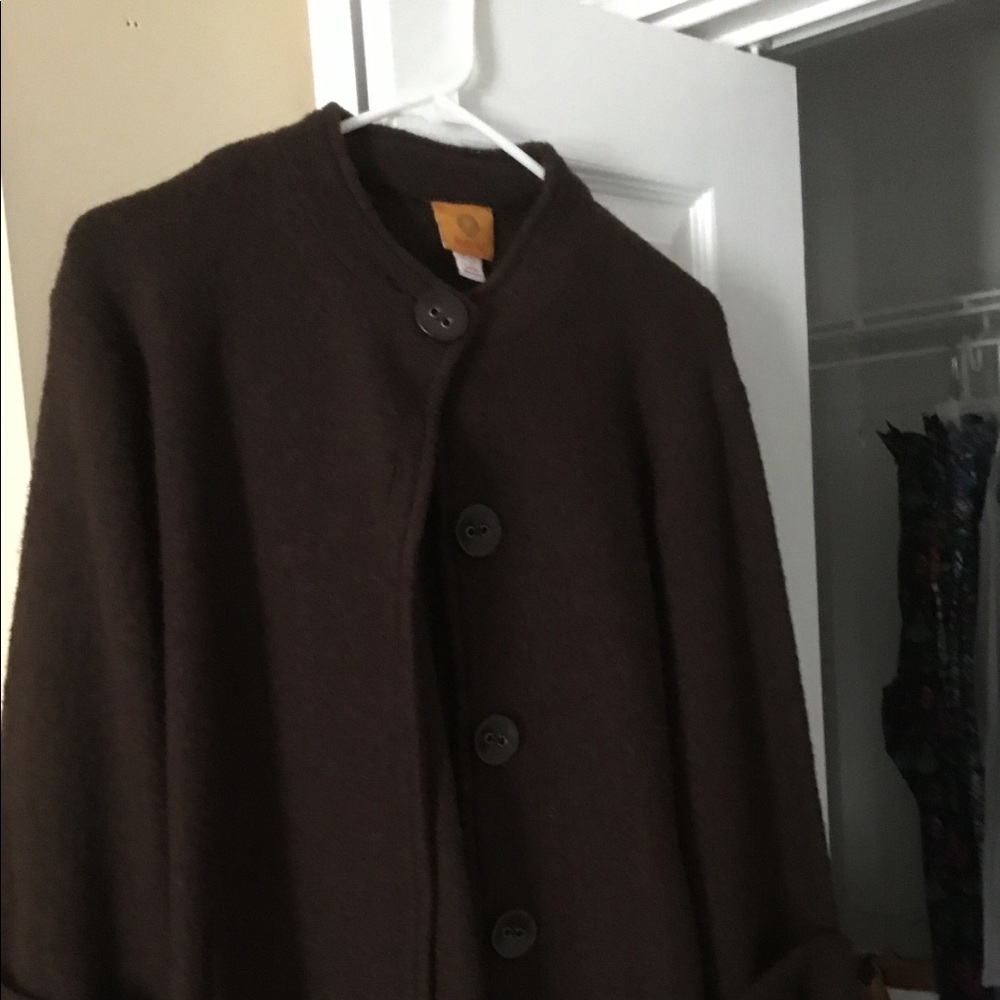 Ruby Rd. Brown wool jacket large